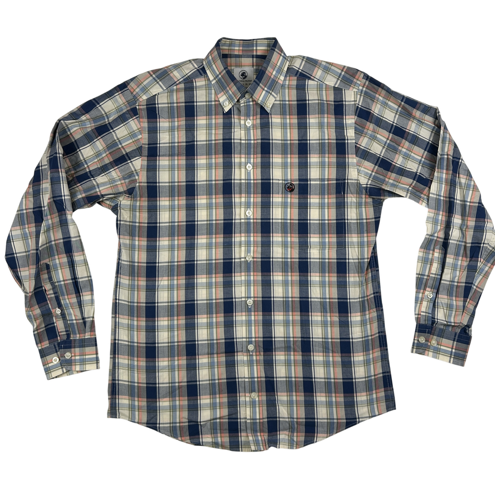 Southern Proper Shirt Mens Small Plaid Button Down Long Sleeve Classic Fit